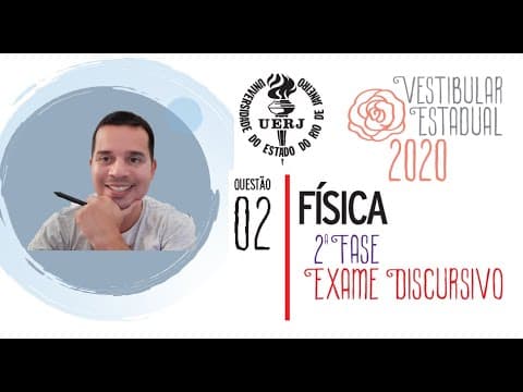 Thumbnail da aula: UERJ EXAME DISCURSIVO 2020 - FÍSICA (QUESTÃO 02)