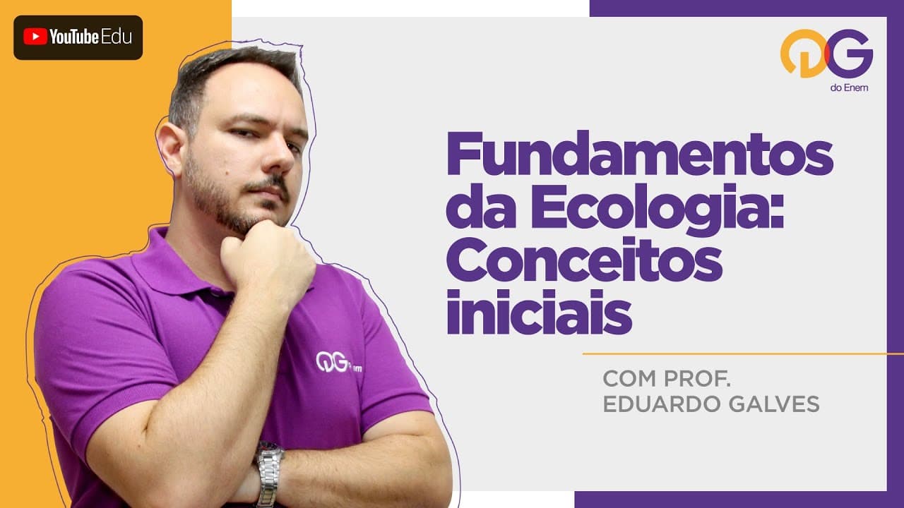 Thumbnail: Fundamentos da Ecologia: Conceitos Iniciais com o Prof. Eduardo Galves