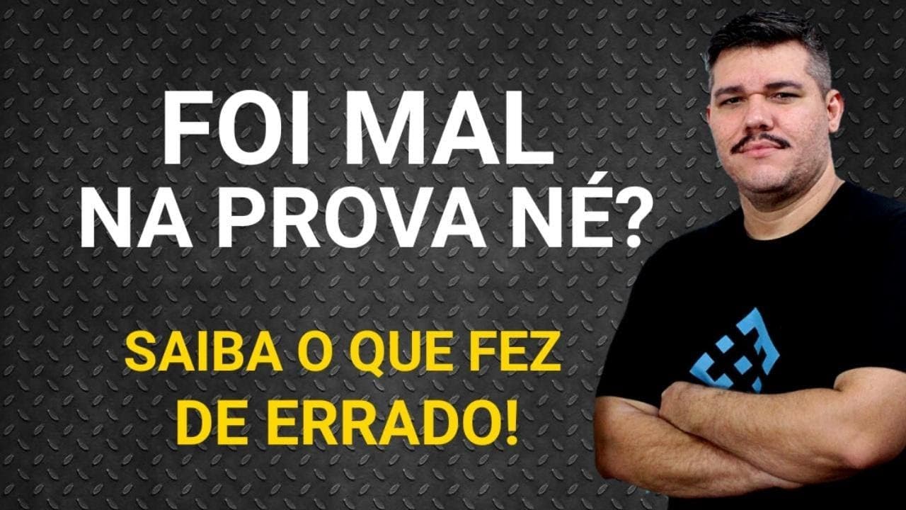 Thumbnail: 🔺 Porque não passei no Concurso Público?