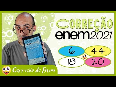 Thumbnail da aula: [CORREÇÃO DO ENEM] Questão 6 - Enem 2021 - Prova azul ▷ Um asteroide de cerca de um mil metros