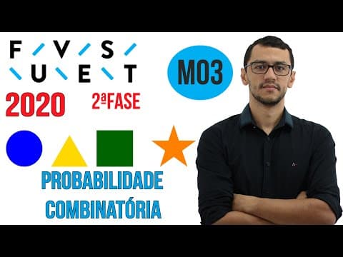Thumbnail da aula: FUVEST 2020 | Questão M03 | Segunda Fase Matemática | Probabilidade e Combinatória