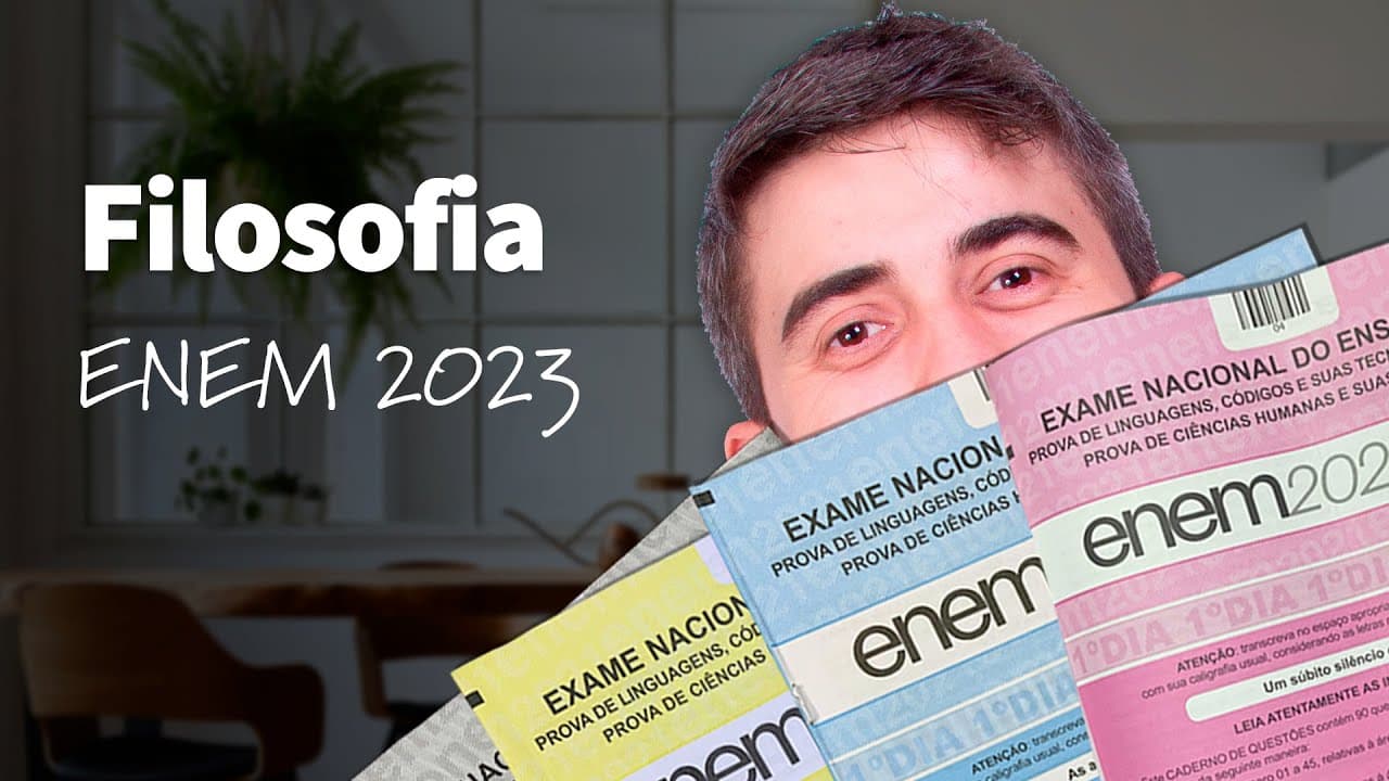 Thumbnail: O que estudar em Filosofia para o Enem 2023? | ProEnem