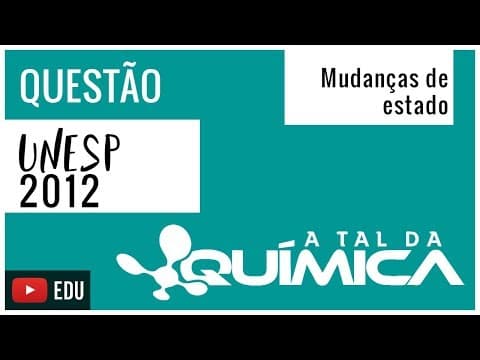 Thumbnail da aula: Questão UNESP/2012 - Mudanças de estado