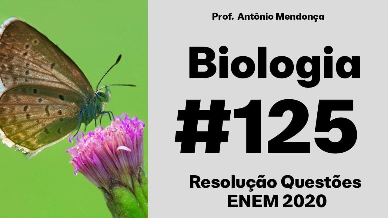 Thumbnail: ENEM 2020 - Uma população encontra-se em equilíbrio genético quanto ao sistema ABO, em que 25% dos
