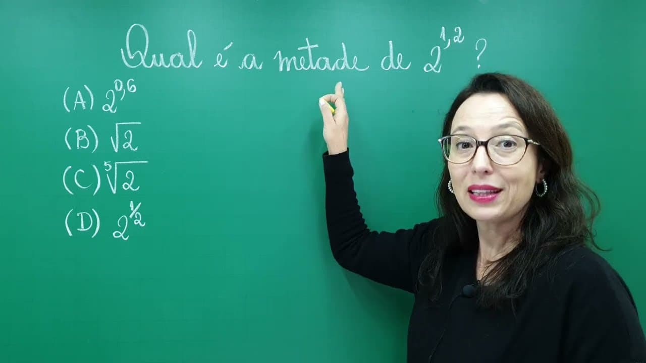 Thumbnail: METADE DE UM NÚMERO ∣ Professora Angela Matemática