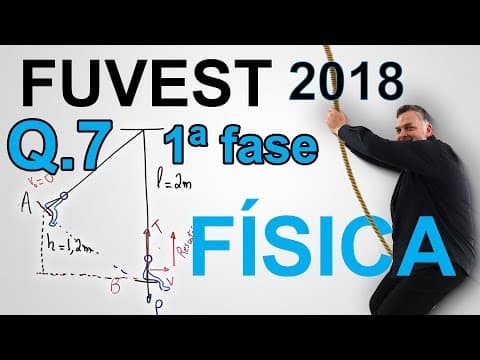 Thumbnail da aula: 7 FUVEST 2018 1ª fase FÍSICA