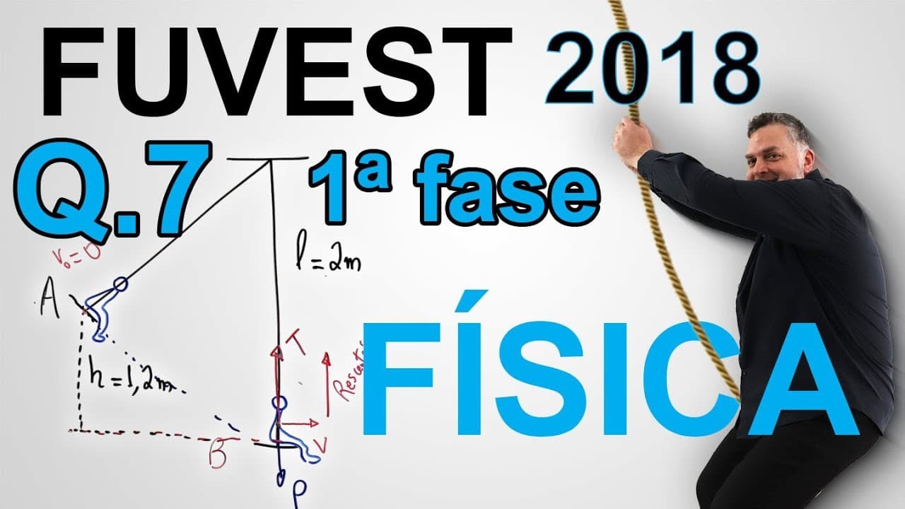 Thumbnail: 7 FUVEST 2018 1ª fase FÍSICA