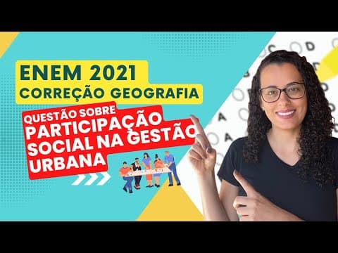 Thumbnail da aula: 🔵 QUESTÃO 72 (PROVA AZUL) - Geografia ENEM 2021