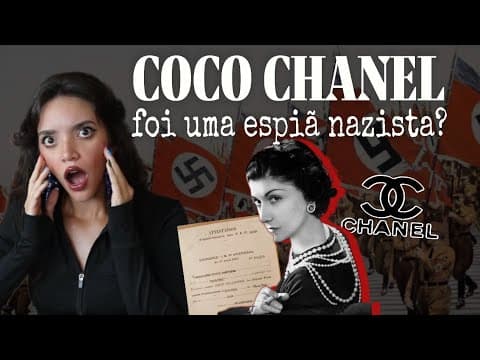 Thumbnail da aula: A VIDA DUPLA DE COCO CHANEL NA SEGUNDA GUERRA MUNDIAL! (Débora Aladim)