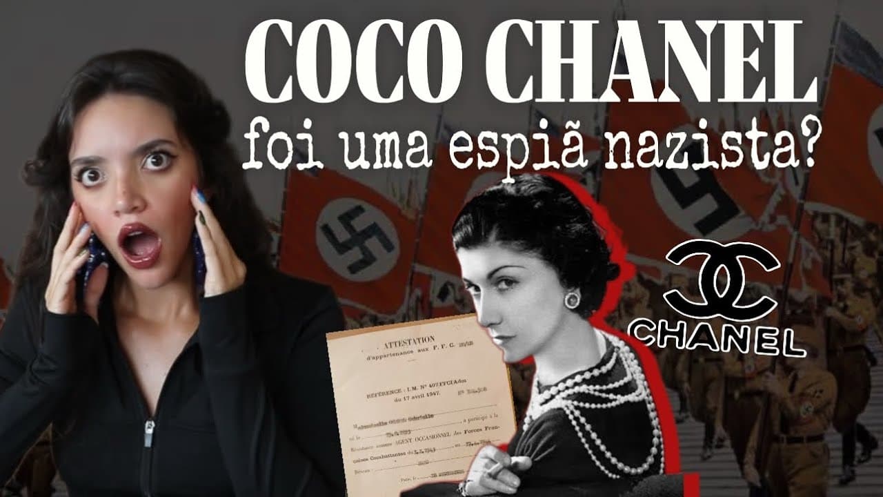 Thumbnail: A VIDA DUPLA DE COCO CHANEL NA SEGUNDA GUERRA MUNDIAL! (Débora Aladim)