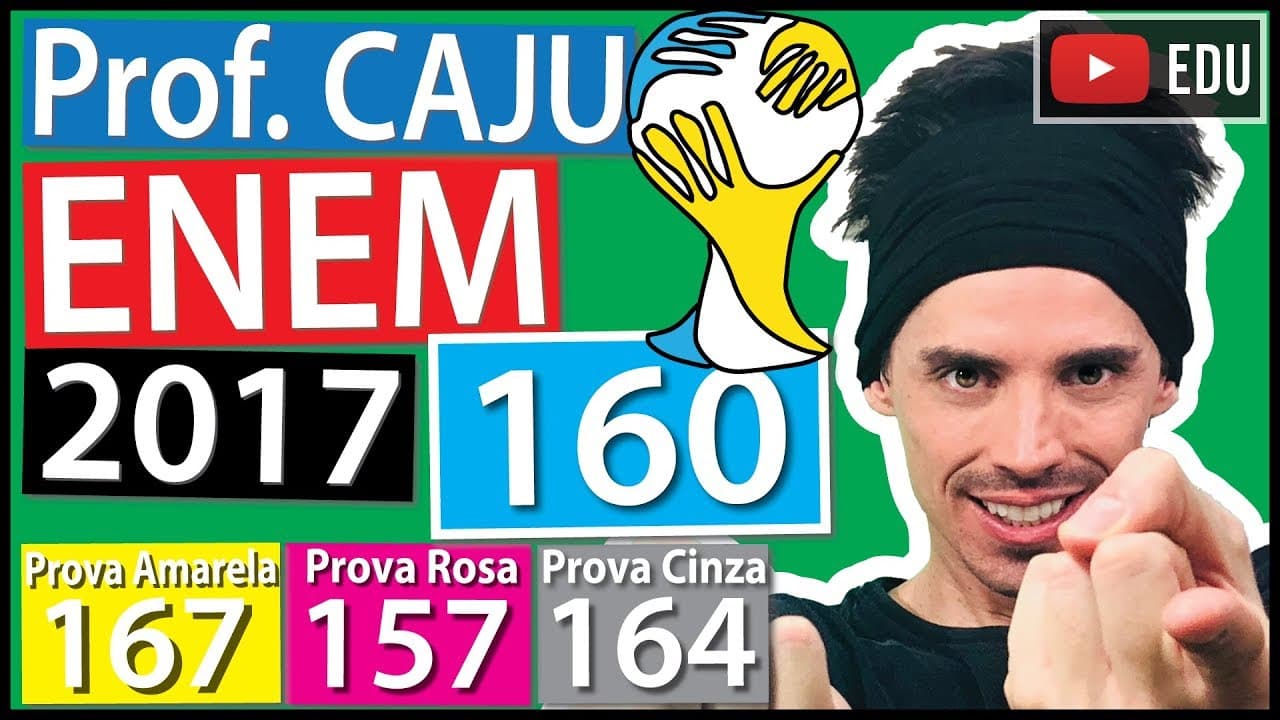 Thumbnail: [ENEM 2017] 160 📘 ANÁLISE COMBINATÓRIA O comitê organizador da Copa do Mundo 2014 criou a logomarca