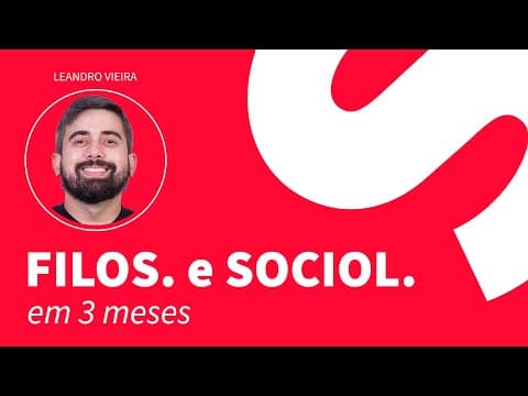 Thumbnail da aula: Enem 2023: Assuntos de Filosofia e Sociologia para estudar em 3 meses | ProEnem