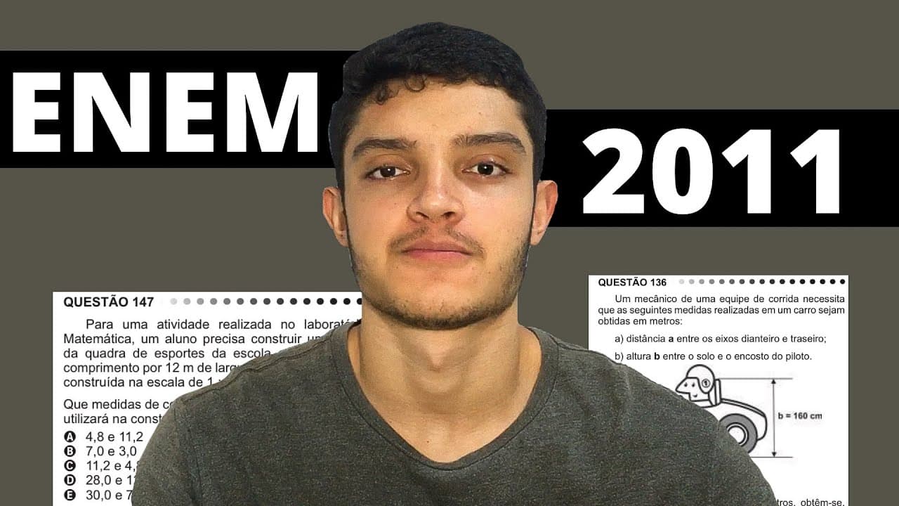 Thumbnail: AS QUESTÕES MAIS FÁCEIS DE MATEMÁTICA DO ENEM 2011
