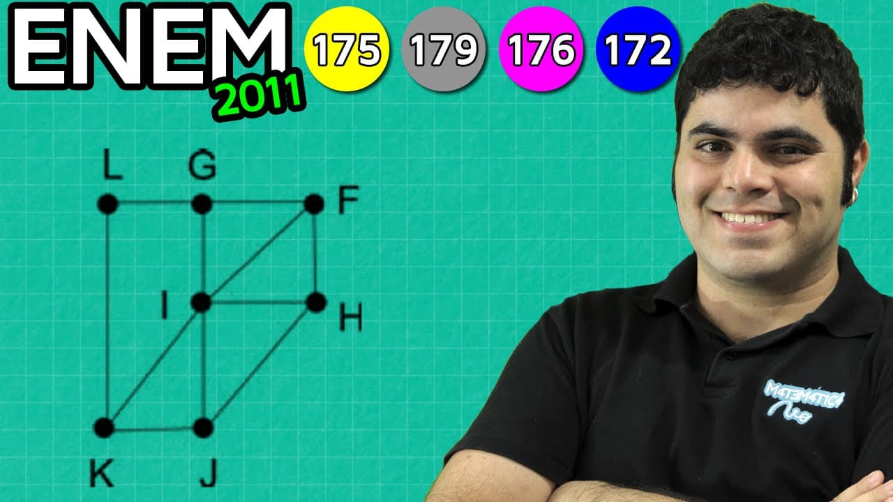 Thumbnail: ENEM 2011 Matemática #37 - Problema de Geometria (com dica matadora)