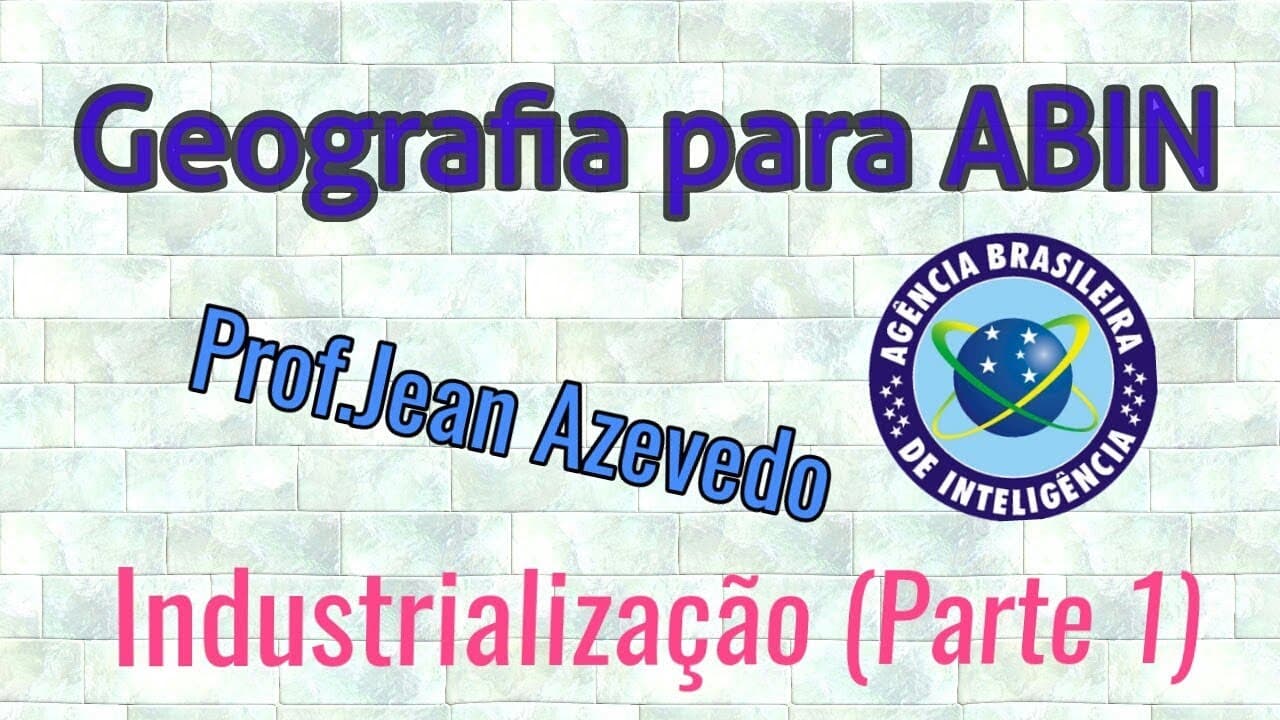 Thumbnail: Revisão de Geografia para o concurso - Industrialização do Brasil  (Parte I)