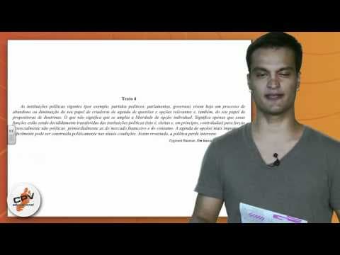 Thumbnail da aula: Redação - Fuvest 2012 - 2ª fase - 1º dia