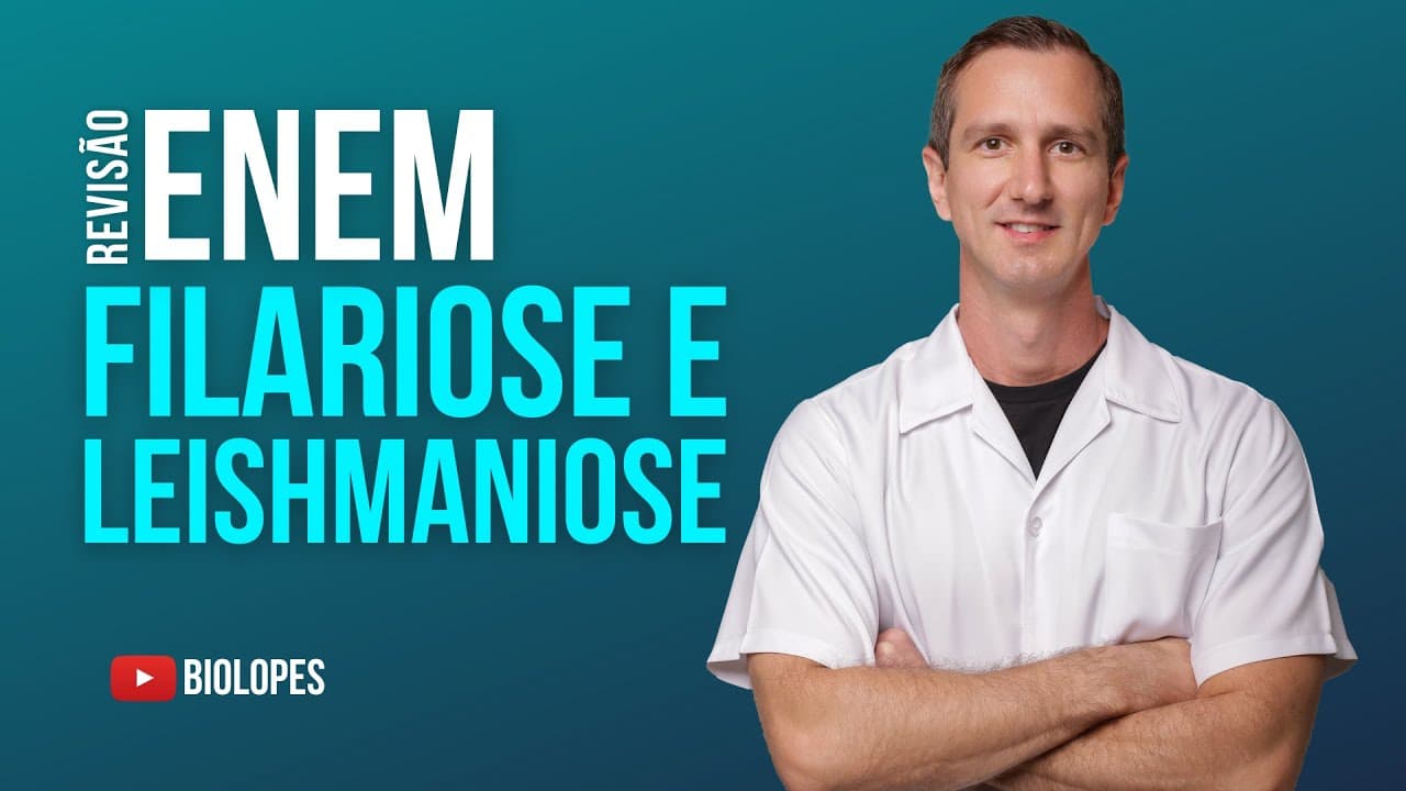 Thumbnail: ENEM 2022 - De acordo com a Organização Mundial de Saúde a filariose e a leishmaniose são...