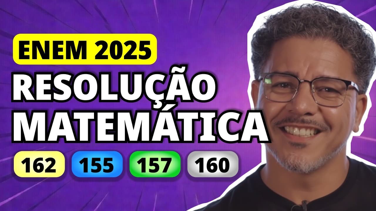 Thumbnail: ENEM 2025 Matemática – Questão 162 | Dez casais fundaram um grupo de dança e decidiram constituir