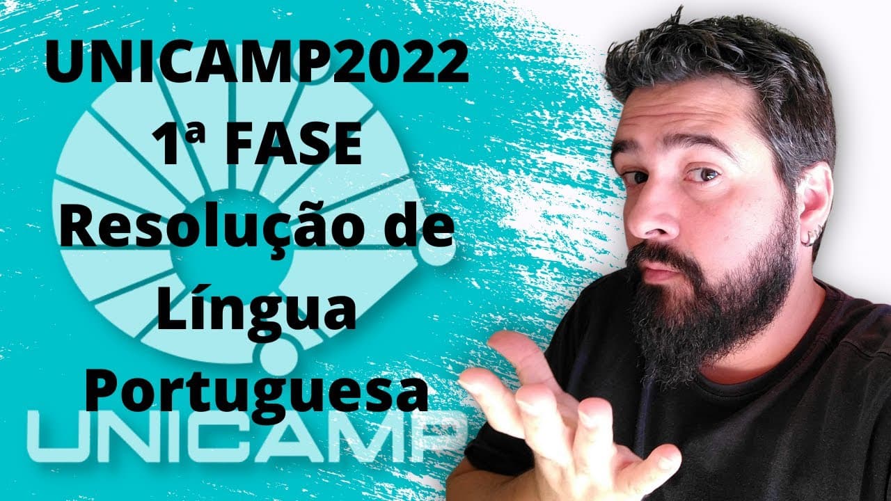 Thumbnail: Vestibular UNICAMP 2022 - 1ª fase - RESOLUÇÃO COMENTADA