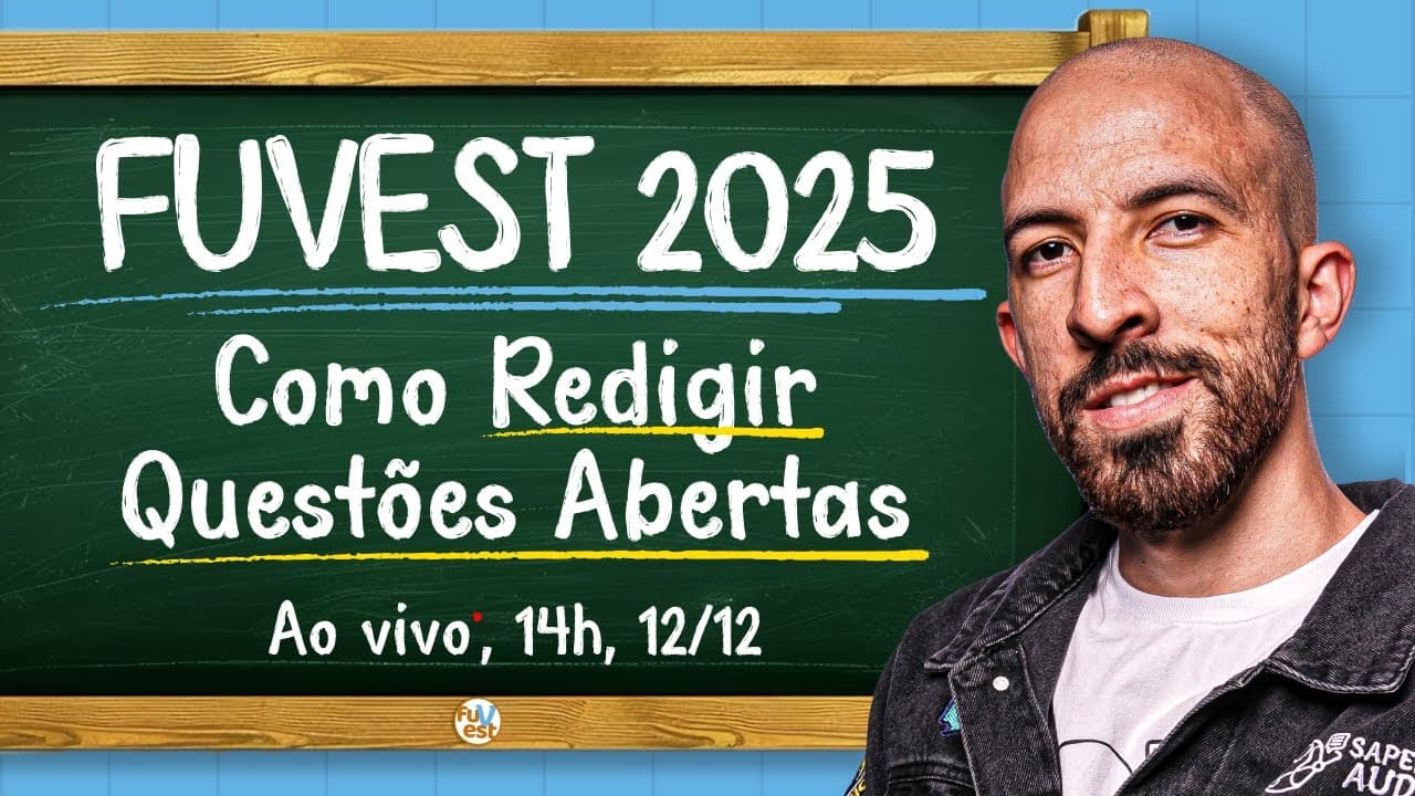 Thumbnail: Revisão FUVEST fase 2