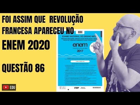 Thumbnail da aula: QUESTÃO 86 CADERNO AZUL | ENEM 2020 | HISTÓRIA
