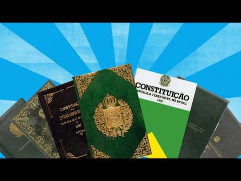 Thumbnail da aula: TODAS AS CONSTITUIÇÕES DO BRASIL EM CHARGES HISTÓRICAS