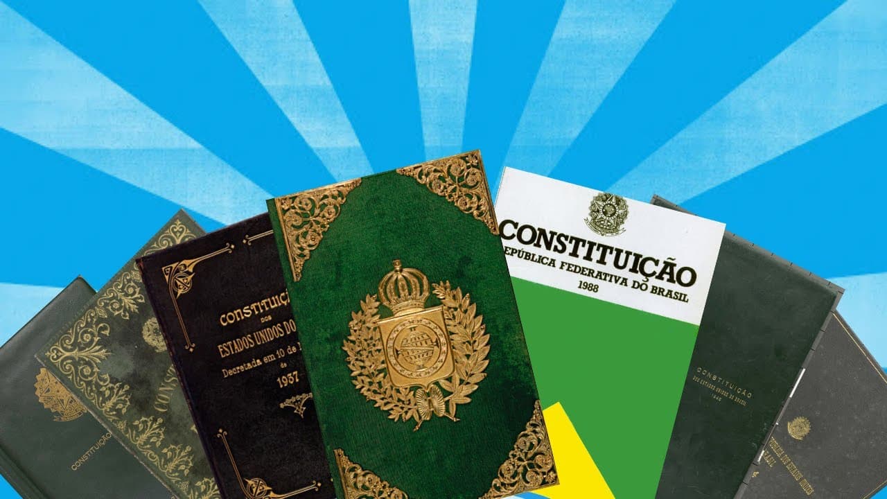 Thumbnail: TODAS AS CONSTITUIÇÕES DO BRASIL EM CHARGES HISTÓRICAS