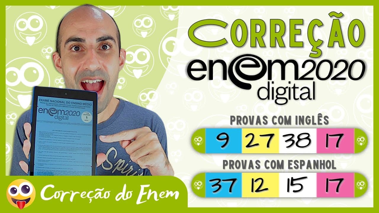 Thumbnail: [CORREÇÃO DO ENEM] Questão 9 - Enem 2020 digital - Prova azul (inglês) ▷ Em Forma