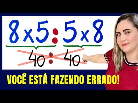 Thumbnail da aula: 😱😱CUIDADO COM A PEGADINHA!!! Matemática básica todo dia.📚🚀