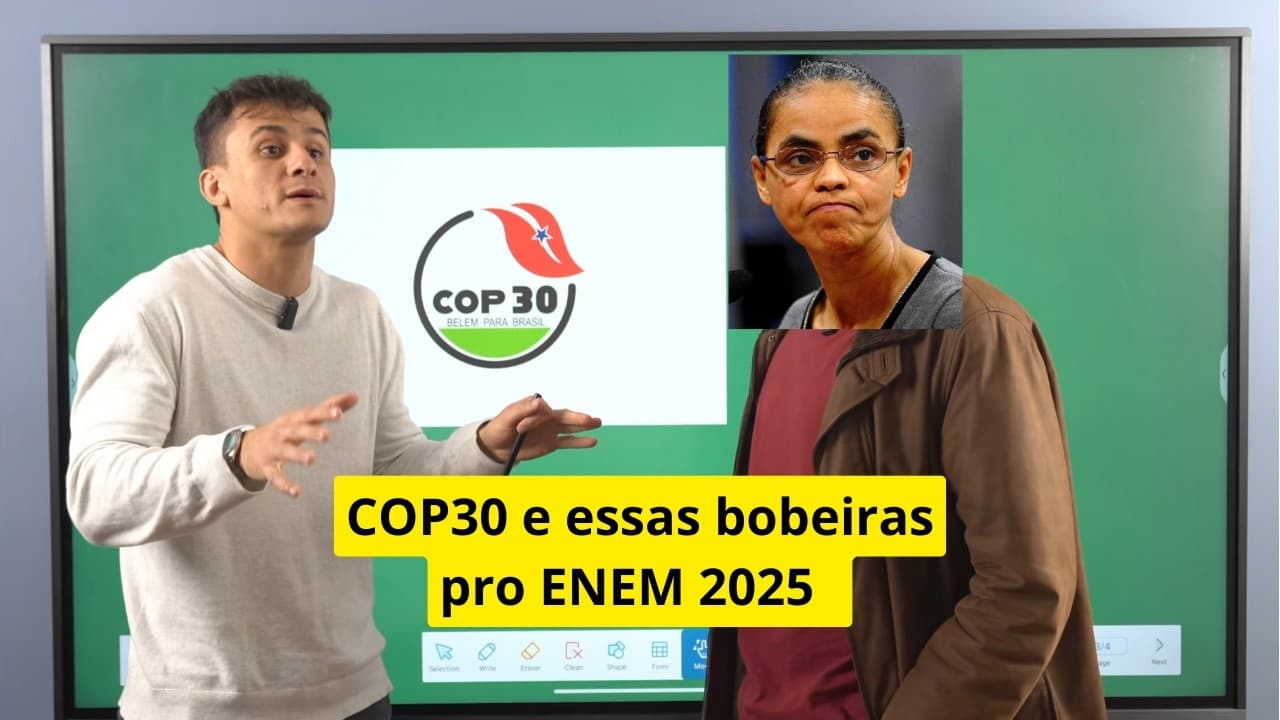 Thumbnail: COP30 no ENEM 2026