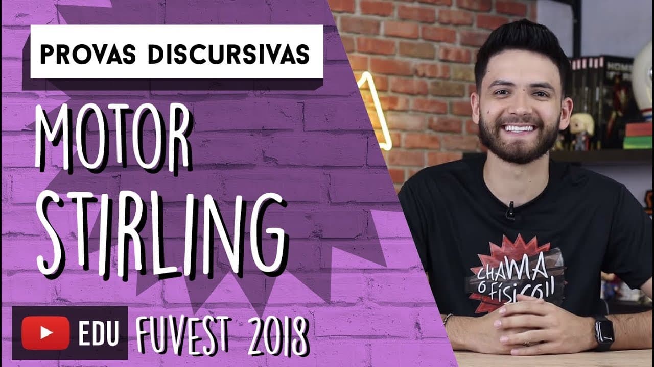 Thumbnail: Resolvendo o MOTOR STIRLING (FUVEST 2018) | DISCURSIVAS