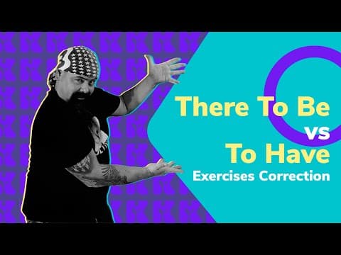 Thumbnail da aula: There to be vs to have - Exercises correction | Inglês 2.0 | Aula #94