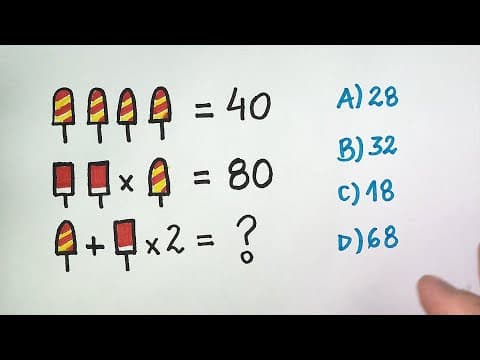 Thumbnail da aula: 🔥 HELP MATEMÁTICA BÁSICA | Sistema Lógico - Consegue resolver?