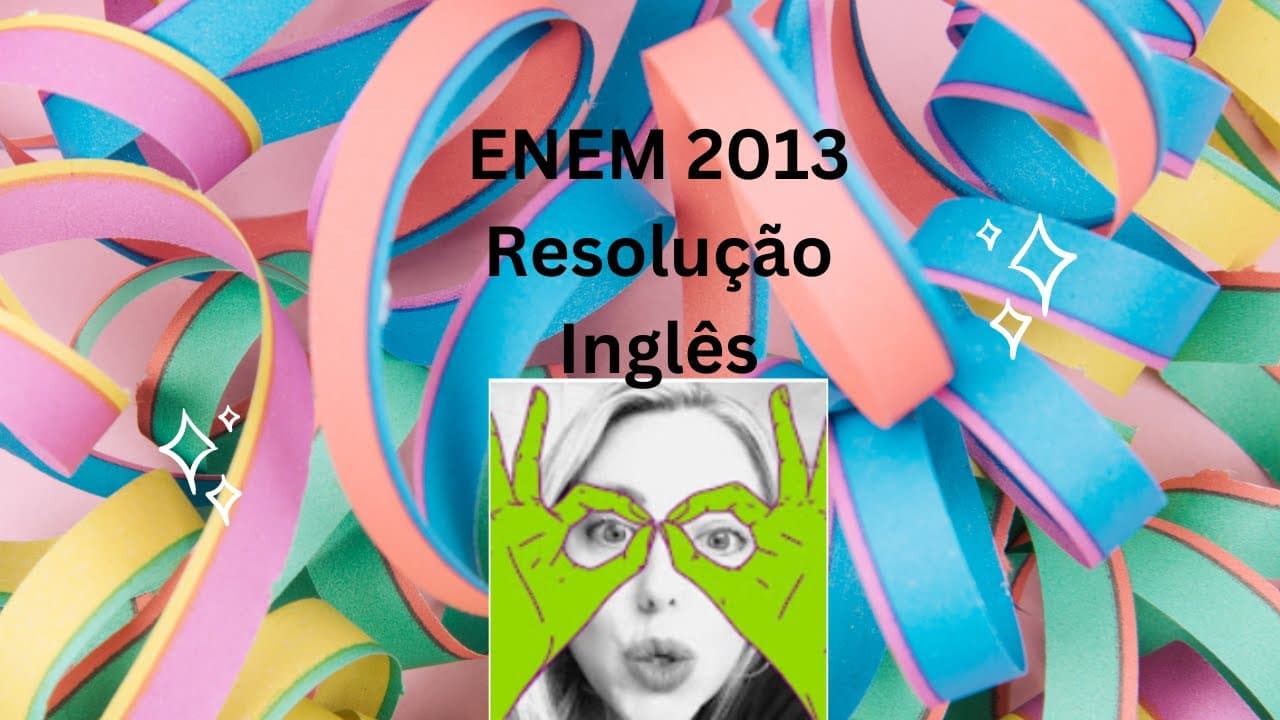 Thumbnail: ENEM 2013 INGLES