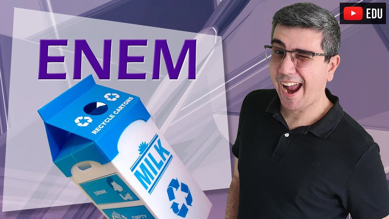 Thumbnail: Enem digital 2020 e o leite UHT de caixinha