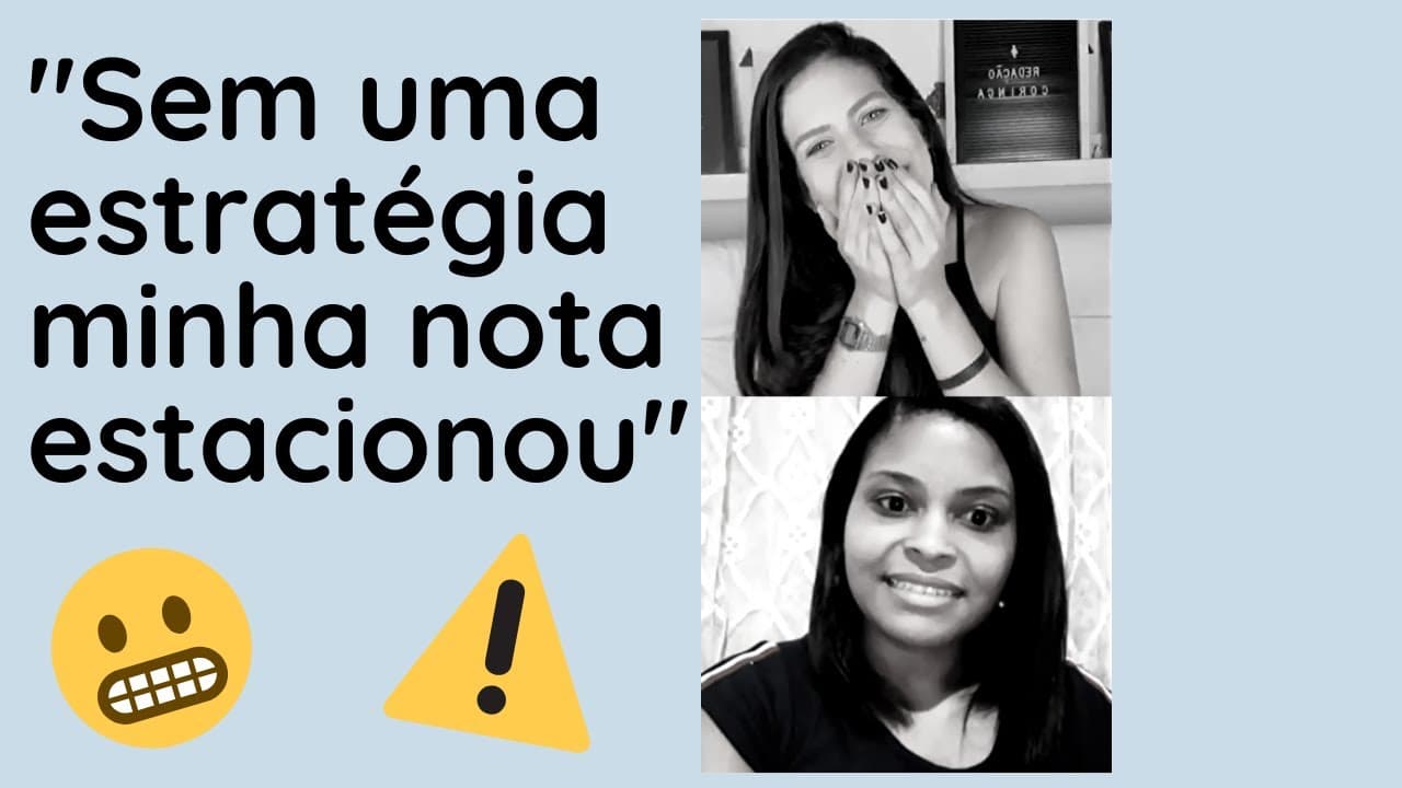 Thumbnail: Sem método, a nota da redação não sobe