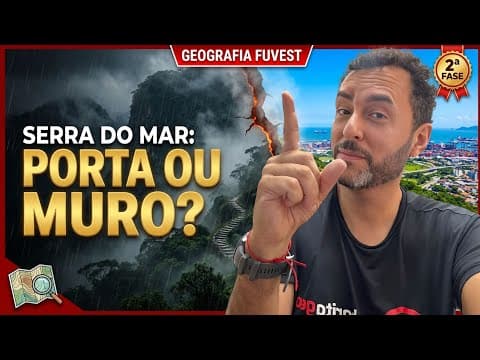 Thumbnail da aula: Fuvest 2ª fase 2027 | Geografia | Relevo de São Paulo | GabaritaGeo