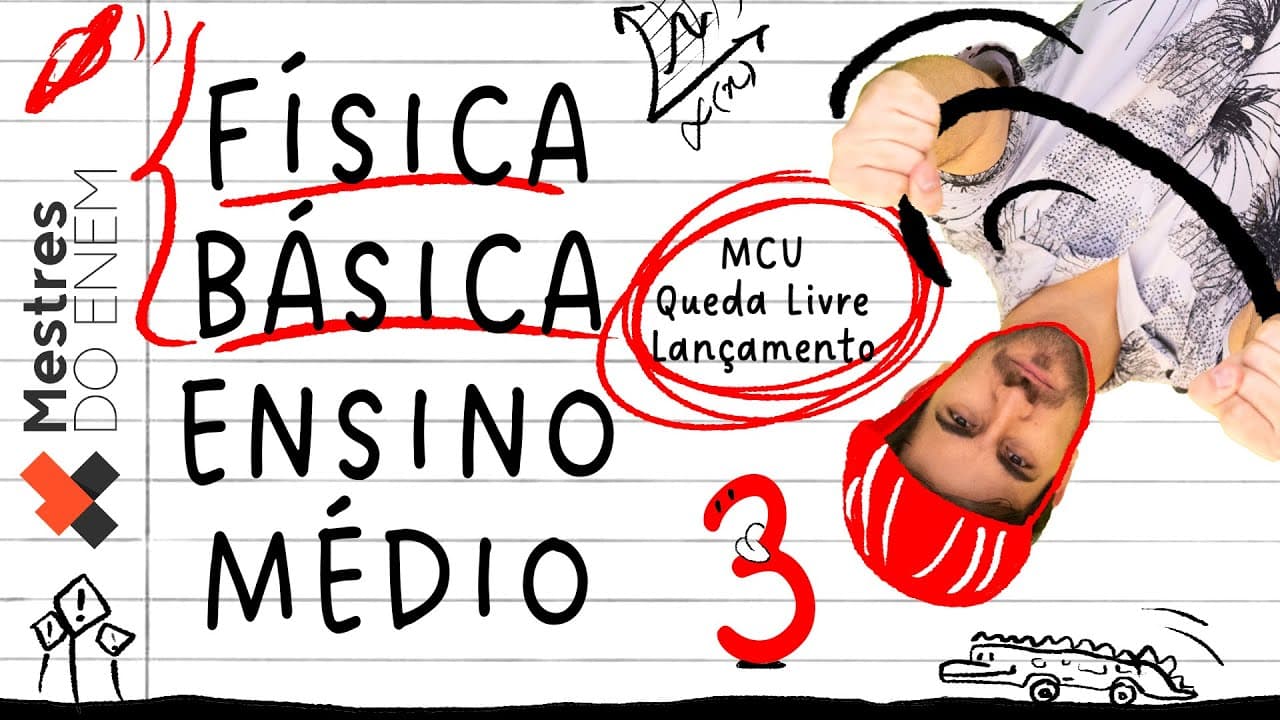Thumbnail: 🚗 CINEMÁTICA PARA O ENEM: MCU, Queda Livre, Lançamento Horizontal, Vertical (FÍSICA MESTRES DO ENEM)