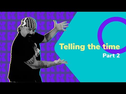 Thumbnail da aula: Inglês 2.0 | Kultivi | Telling the time - part 2 | Prof. Rui Ventura