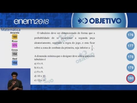 Thumbnail da aula: Objetivo Oficial - Resolução Comentada - Matemática - ENEM 2º Dia