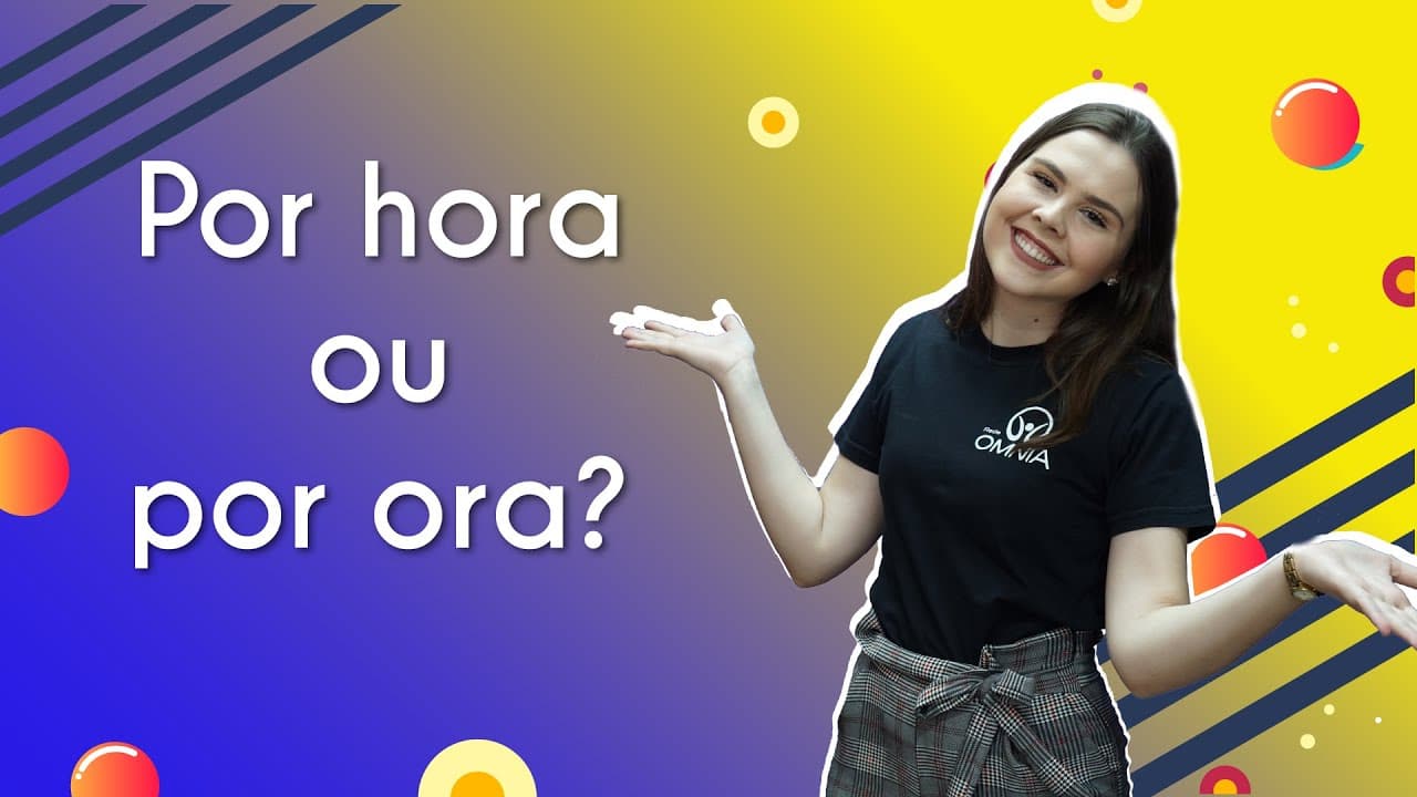 Thumbnail: Por hora ou por ora? - Brasil Escola