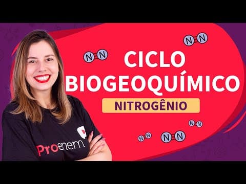 Thumbnail da aula: ECOLOGIA: ciclos biogeoquímicos - nitrogênio | ProEnem