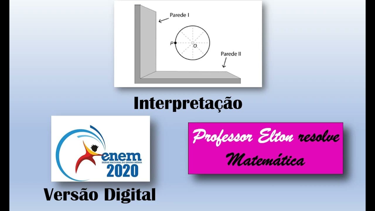Thumbnail: ENEM 2020 - Versão Digital - Interpretação - A figura ilustra a vista superior de um brinquedo gira