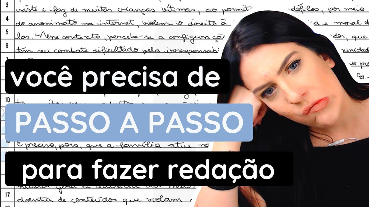 Thumbnail: Como aprender redação Enem com pouco tempo?