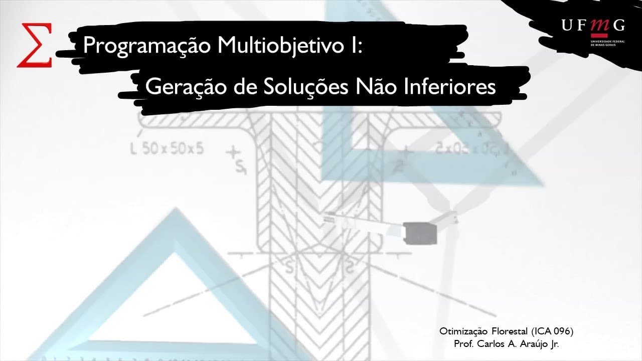 Thumbnail: Programação Multiobjetivo: Geração de Soluções Não Inferiores
