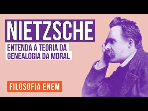 Thumbnail da aula: NIETZSCHE: entenda a teoria da genealogia da moral | Filosofia para o Enem | Ernani Júnior da Silva
