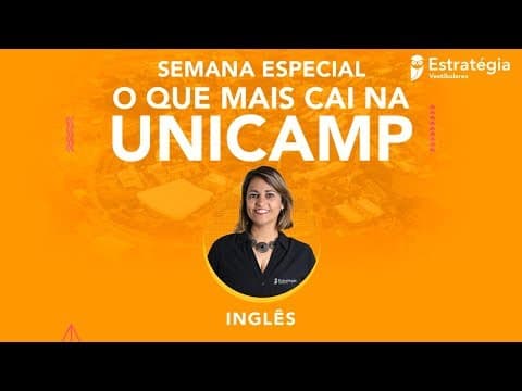 Thumbnail da aula: O que Mais Cai em Inglês na UNICAMP