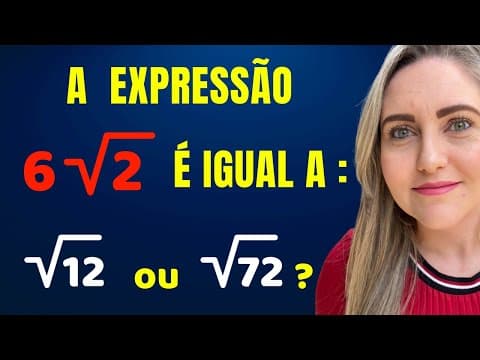 Thumbnail da aula: CONSEGUE RESOLVER ESSA QUESTÃO DE RAIZ QUADRADA ??? Matemática basica todo dia.📚🚀