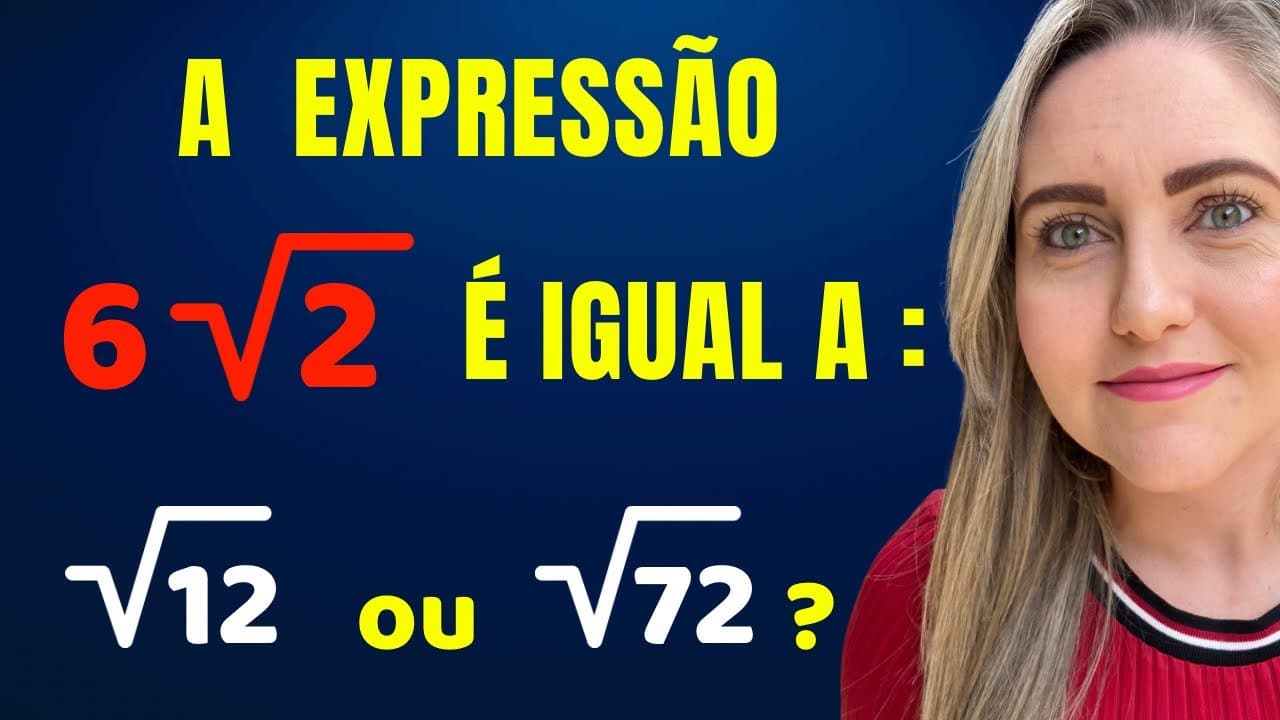 Thumbnail: CONSEGUE RESOLVER ESSA QUESTÃO DE RAIZ QUADRADA ??? Matemática basica todo dia.📚🚀