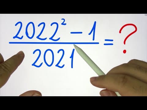 Thumbnail da aula: 🤯 MATEMÁTICA BÁSICA DESBUGADA (2022²-1)/2021 Você consegue resolver essa expressão numérica?